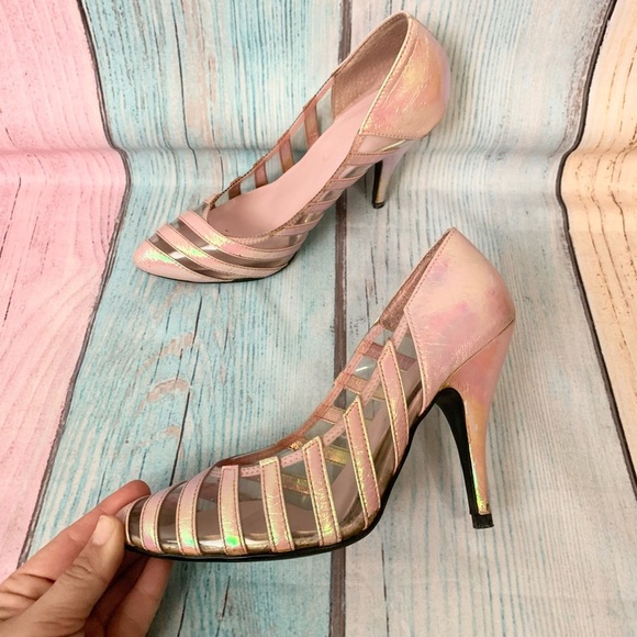 Cute vintage pink heels size 6 - Picture 6 of 12